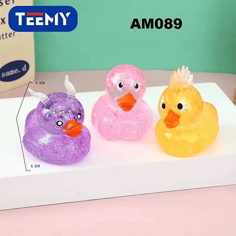 SQUISHY PATO PAQUETE 12 PIEZAS (AM089)