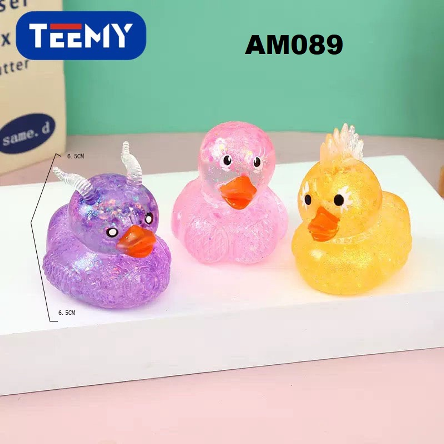 SQUISHY PATO PAQUETE 12 PIEZAS (AM089) 1