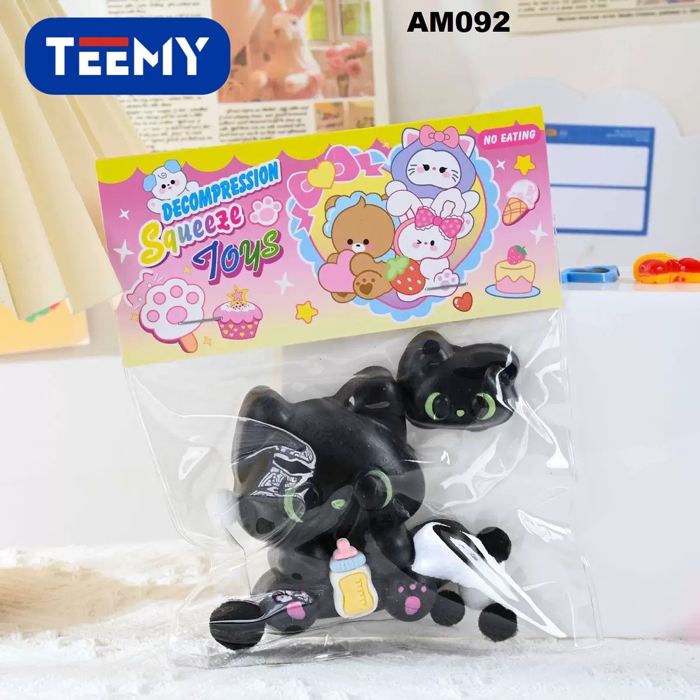 SQUISHY GATO PAQUETE 20 PIEZAS (AM092) 1