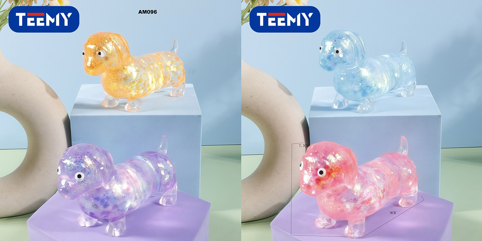 SQUISHY PERRO PAQUETE 12 PIEZAS (AM096) 1