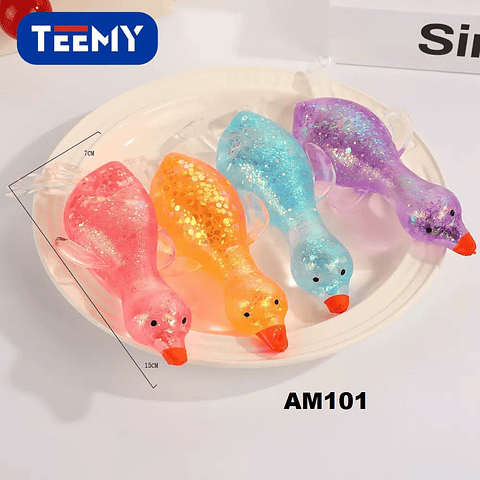 SQUISHY PATO PAQUETE 12 PIEZAS (AM101)