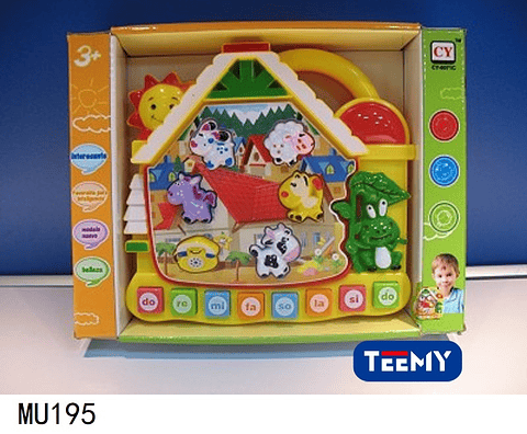 JUGUETE MUSICAL , PRECIO PUBLICADO ES AL POR MAYOR Y DEBEN SER 3 UNIDADES DEL MISMO  (MU195)