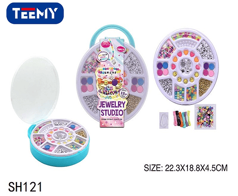 JUEGO MANUALIDADES PARA HACER PULSERAS, PRECIO PUBLICADO ES AL POR MAYOR Y DEBEN SER 3 UNIDADES DEL MISMO  (SH121)