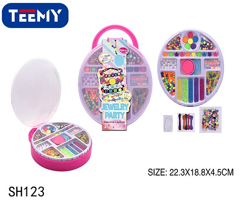 JUEGO MANUALIDADES PARA HACER PULSERAS, PRECIO PUBLICADO ES AL POR MAYOR Y DEBEN SER 3 UNIDADES DEL MISMO  (SH123)