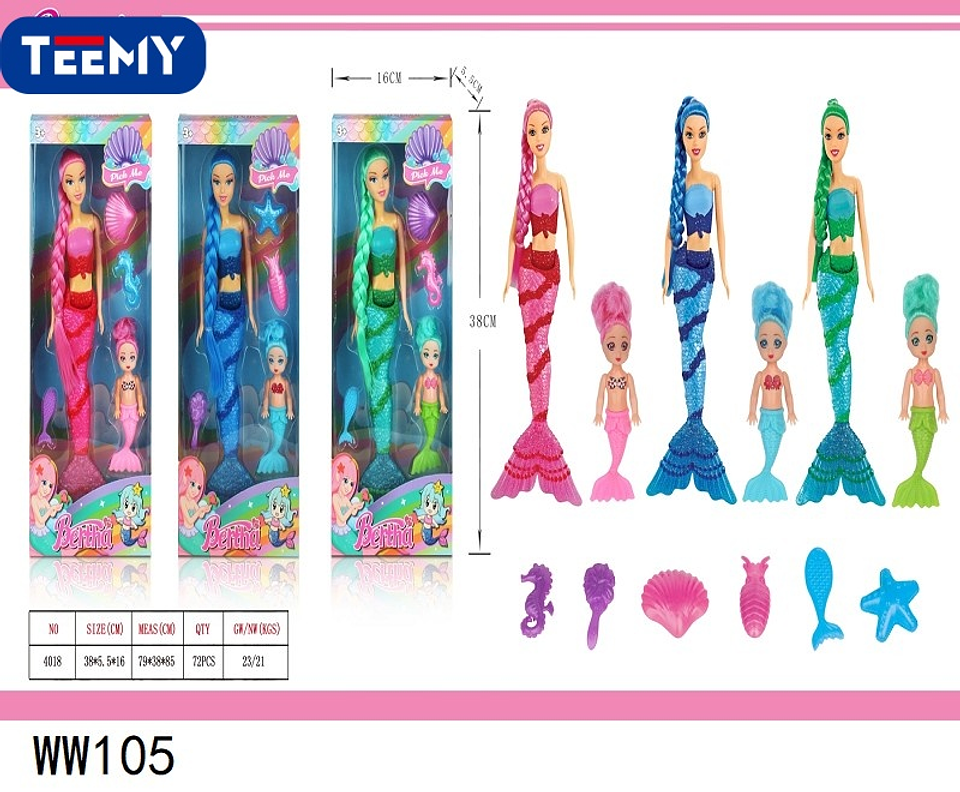 SIRENA JUGUETE CON ACCESORIOS , PRECIO PUBLICADO ES AL POR MAYOR Y DEBEN SER 3 UNIDADES DEL MISMO  (WW105) 1