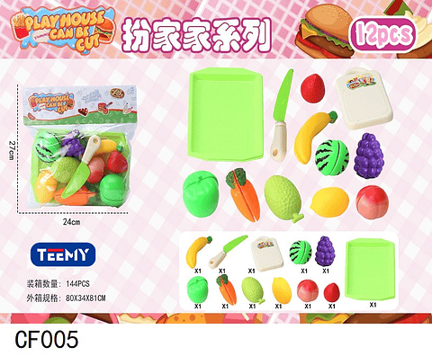 JUGUETE COMIDA  , 3 DEL MISMO POR MAYOR  (CF005)