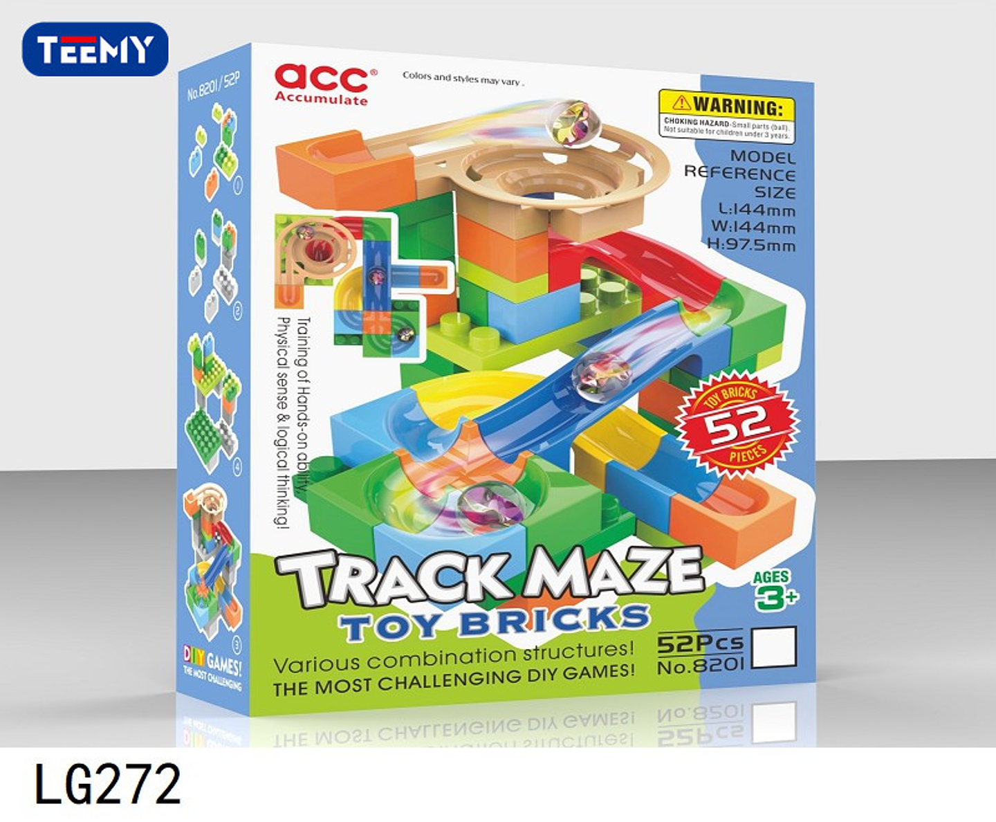 BLOQUES ARMABLES SENSORIAL 52 PIEZAS, PRECIO PUBLICADO ES AL POR MAYOR Y DEBEN SER 3 UNIDADES DEL MISMO  (LG272) 1