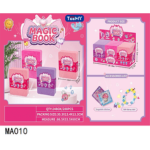 LIBRO MAGICO CON ACCESORIOS PAQUETE 12 PIEZAS
