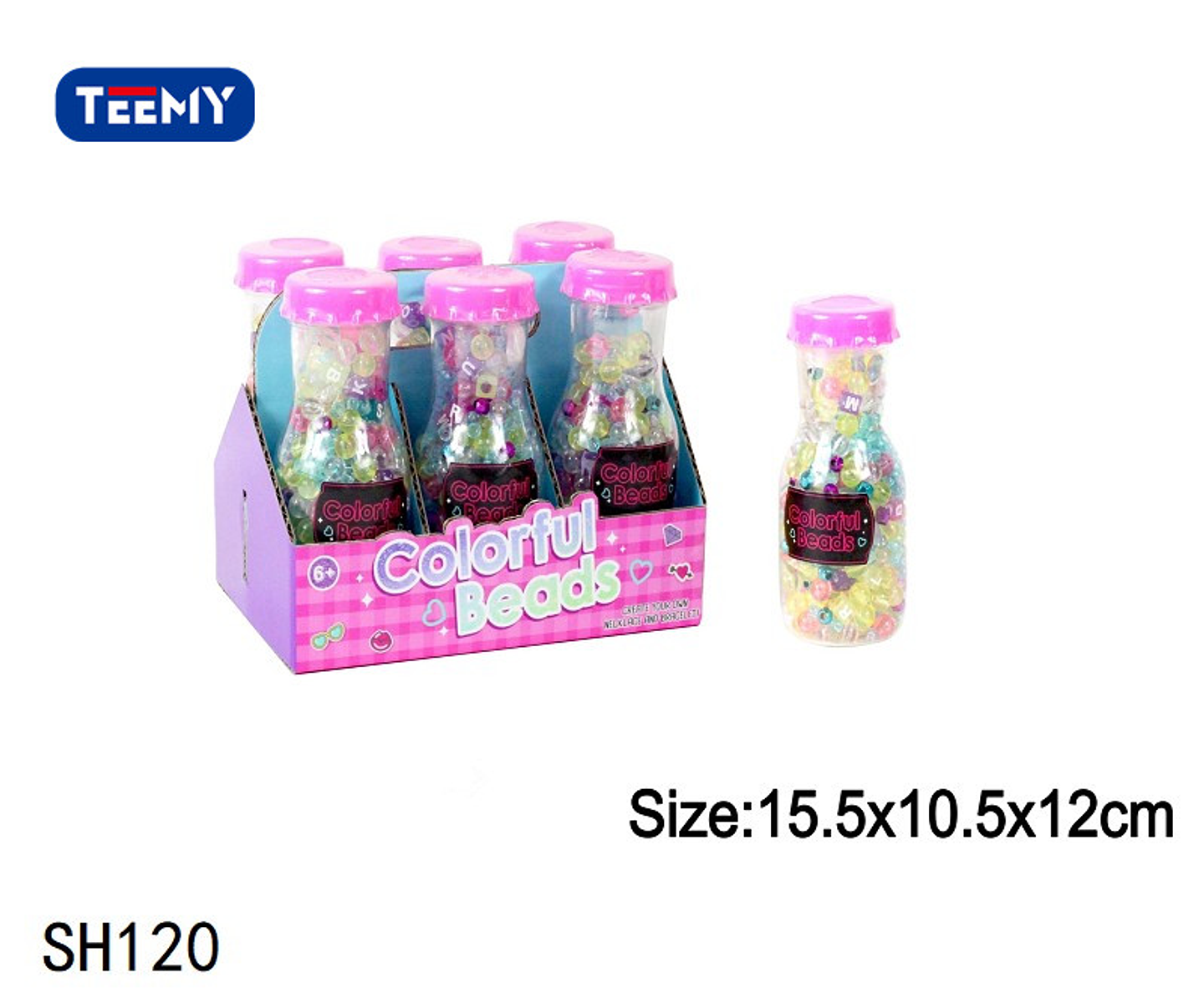 JUEGO MANUALIDADES PULSERAS PAQUETE 6 PIEZAS (SH120) 1