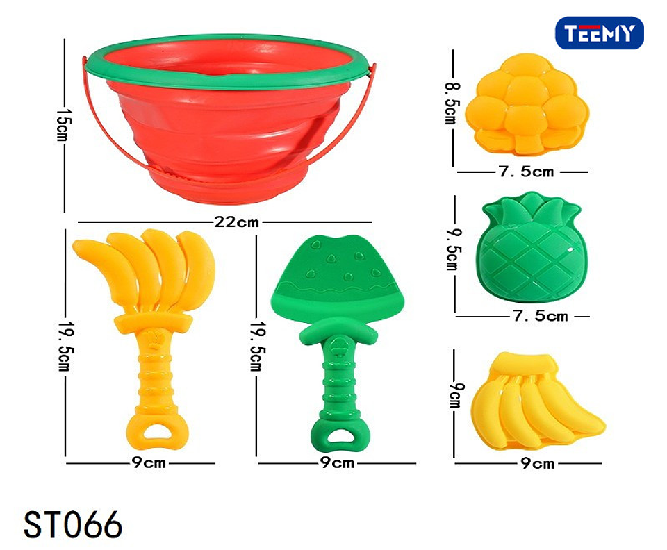 BALDE DE PLAYA CON ACCESORIOS, PRECIO PUBLICADO ES AL POR MAYOR Y DEBEN SER 3 UNIDADES DEL MISMO  (ST066) 1