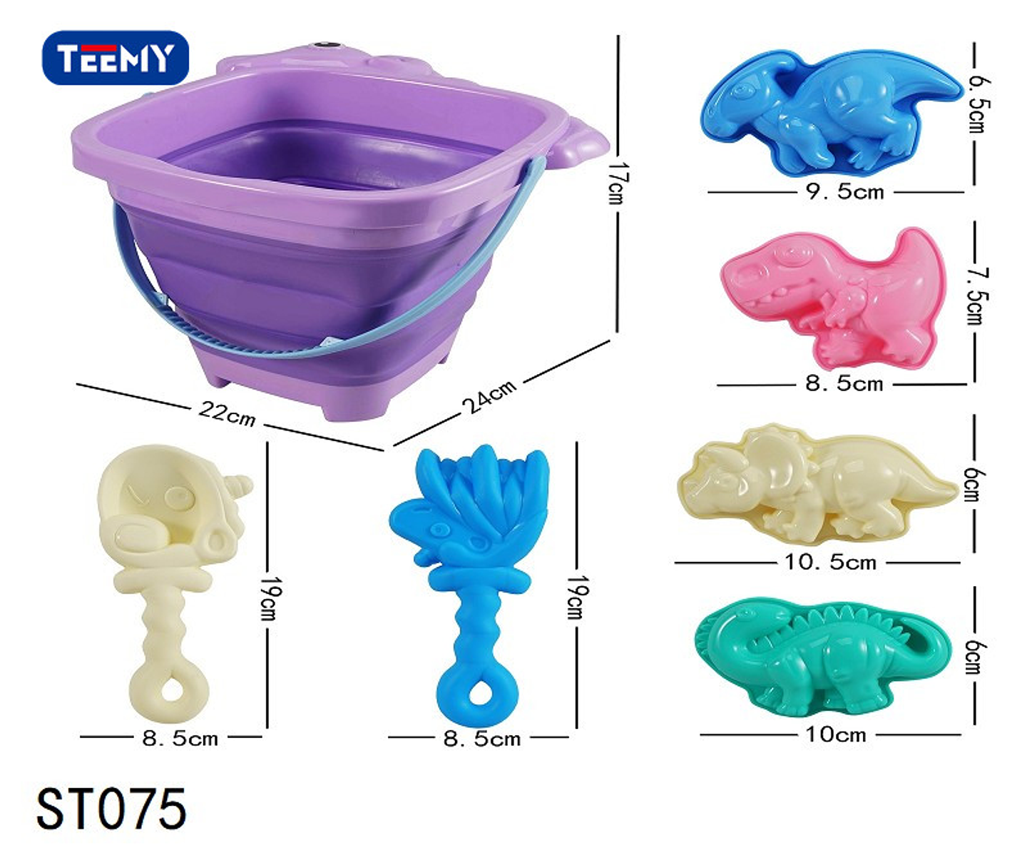 BALDE DE PLAYA PLEGABLE CON ACCESORIOS, PRECIO PUBLICADO ES AL POR MAYOR Y DEBEN SER 3 UNIDADES DEL MISMO  (ST075) 1