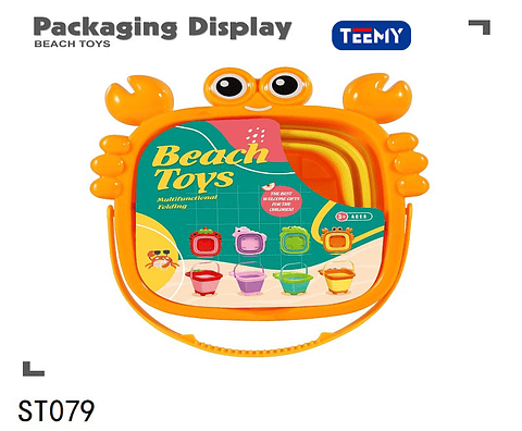 BALDE DE PLAYA PLEGABLE CANGREJO, PRECIO PUBLICADO ES AL POR MAYOR Y DEBEN SER 3 UNIDADES DEL MISMO  (ST079)