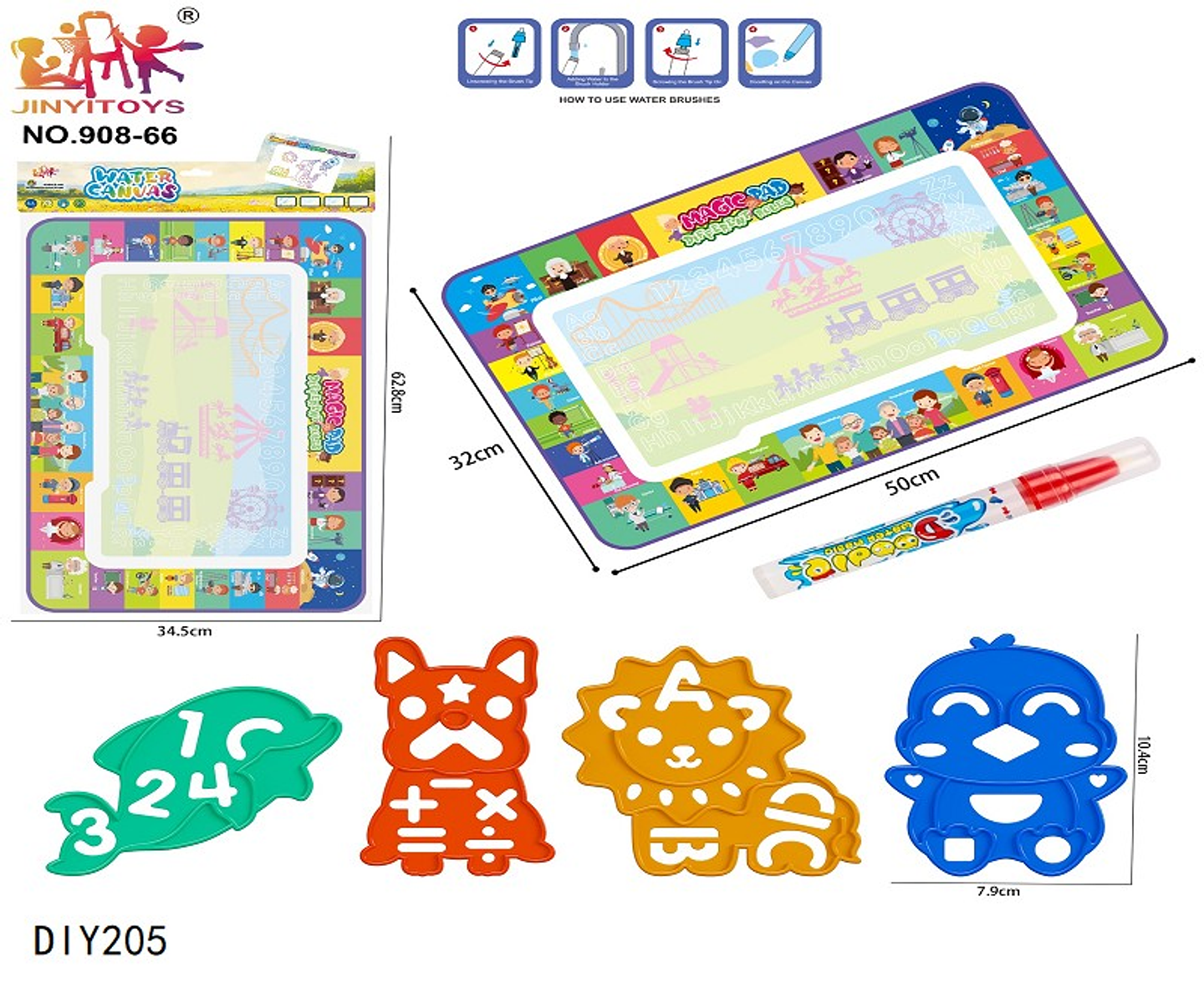 ALFOMBRA PARA DIBUJAR, 3 DEL MISMO POR MAYOR  (DIY205) 1