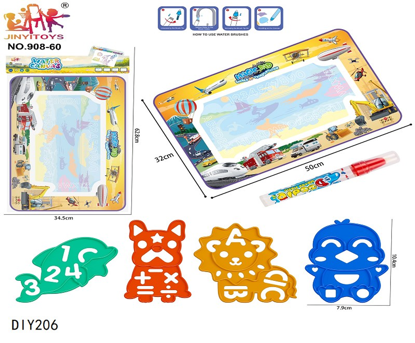 ALFOMBRA PARA DIBUJAR, 3 DEL MISMO POR MAYOR  (DIY206) 1