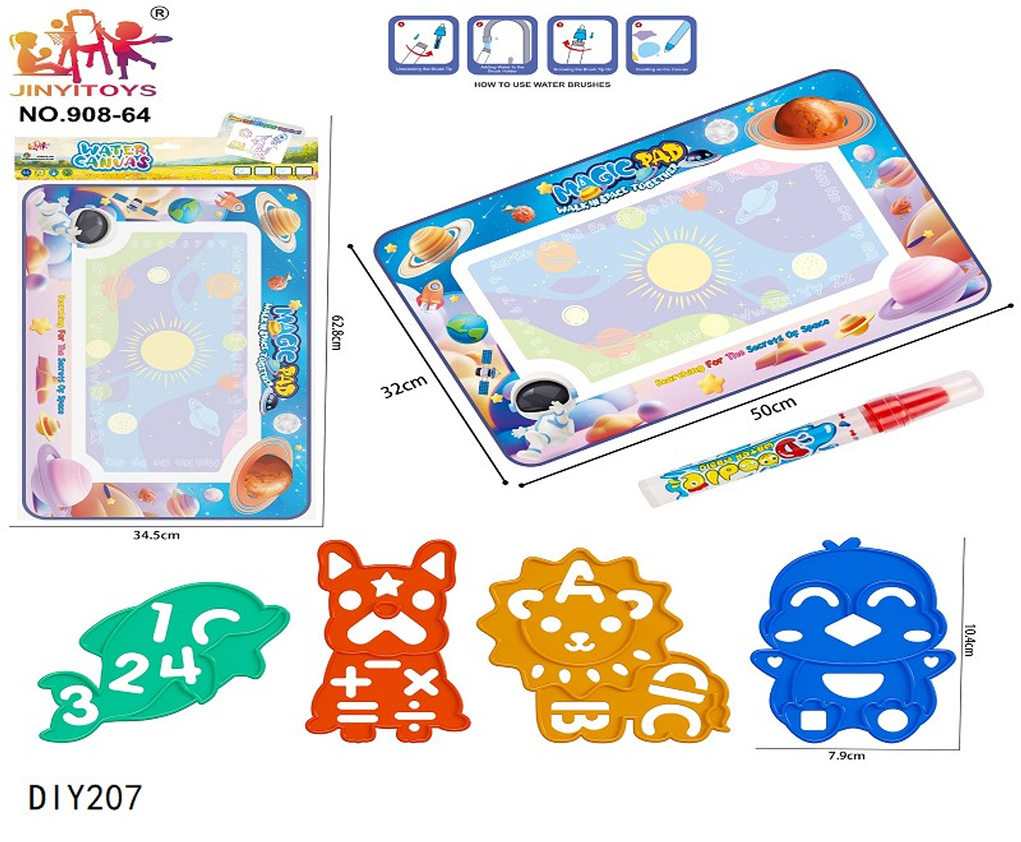 ALFOMBRA PARA DIBUJAR, 3 DEL MISMO POR MAYOR  (DIY207) 1