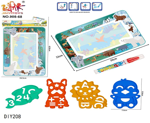 ALFOMBRA PARA DIBUJAR, PRECIO PUBLICADO ES AL POR MAYOR Y DEBEN SER 3 UNIDADES DEL MISMO  (DIY208)