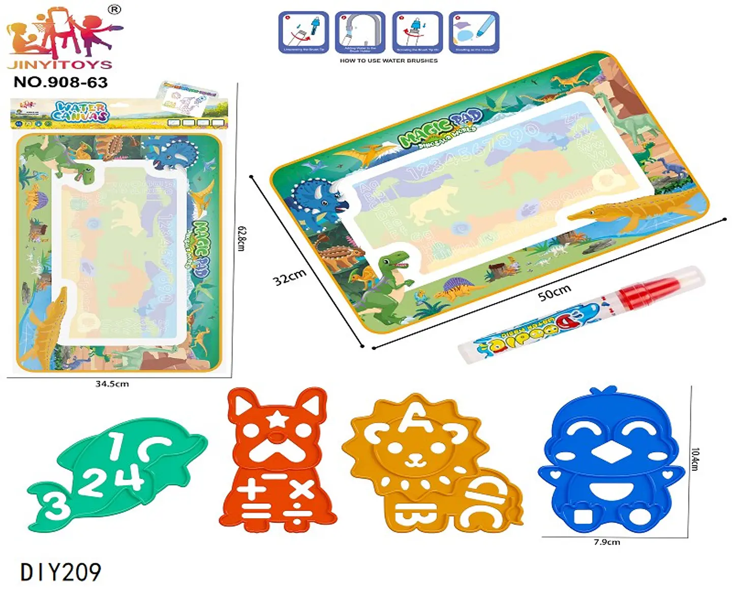 ALFOMBRA PARA DIBUJAR, 3 DEL MISMO POR MAYOR  (DIY209) 1