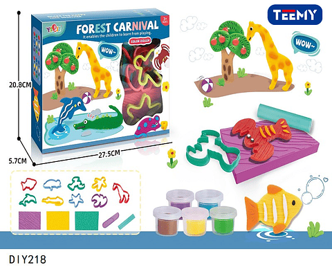 JUEGO PLASTICILINA, 3 DEL MISMO POR MAYOR  (DIY218)