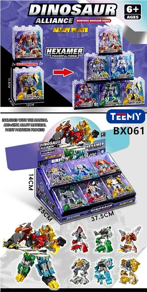 TRANSFORMERS PAQUETE 12 PIEZAS (BX061)