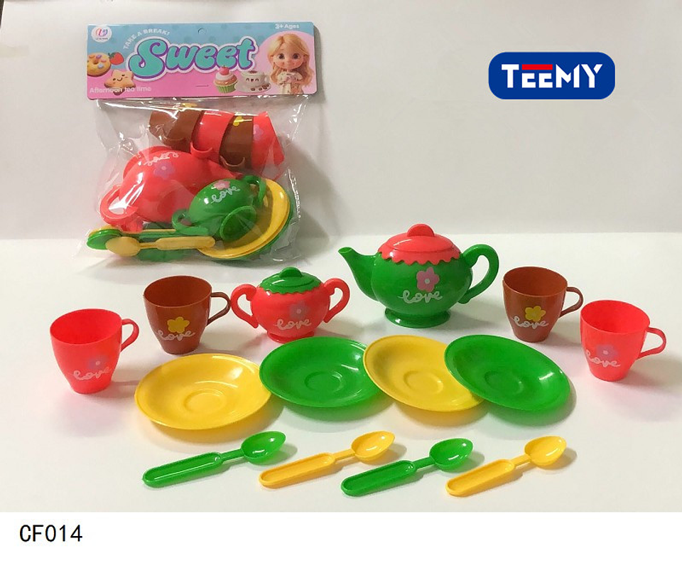 JUEGO DE TE , PRECIO PUBLICADO ES AL POR MAYOR Y DEBEN SER 3 UNIDADES DEL MISMO  (CF014) 1