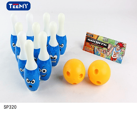 JUEGO MINI BOWLING, PRECIO PUBLICADO ES AL POR MAYOR Y DEBEN SER 3 UNIDADES DEL MISMO 