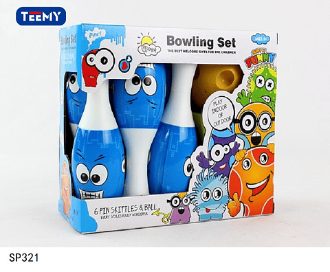 JUEGO MINI BOWLING, PRECIO PUBLICADO ES AL POR MAYOR Y DEBEN SER 3 UNIDADES DEL MISMO 