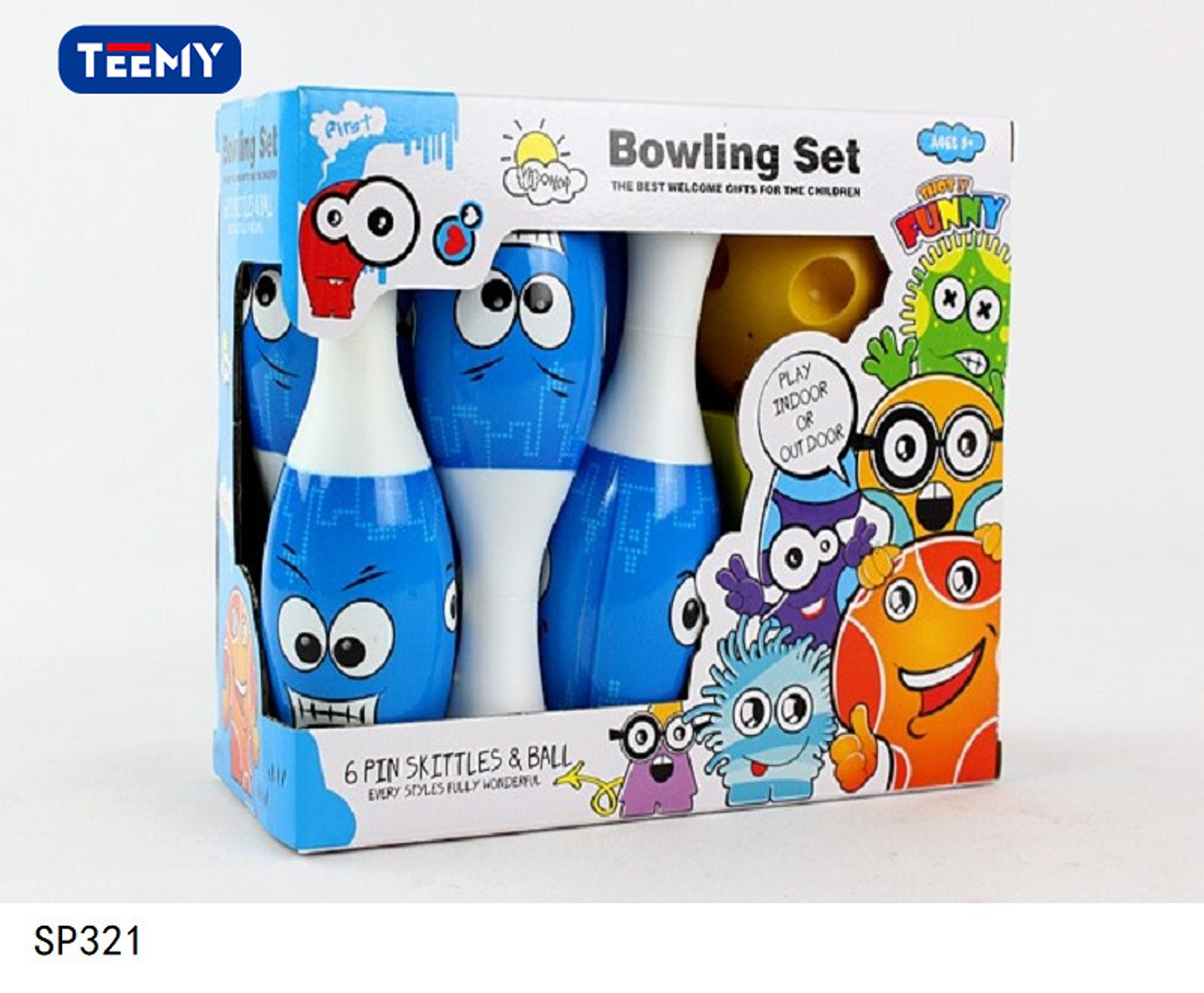 JUEGO MINI BOWLING, PRECIO PUBLICADO ES AL POR MAYOR Y DEBEN SER 3 UNIDADES DEL MISMO  (SP321) 1