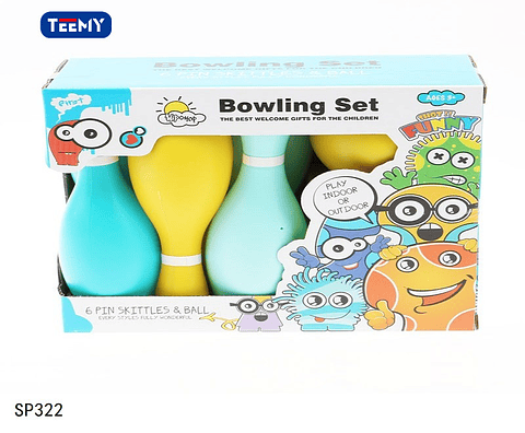 JUEGO MINI BOWLING, PRECIO PUBLICADO ES AL POR MAYOR Y DEBEN SER 3 UNIDADES DEL MISMO 