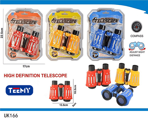 BINOCULARES, PRECIO PUBLICADO ES AL POR MAYOR Y DEBEN SER 3 UNIDADES DEL MISMO  (UK166)