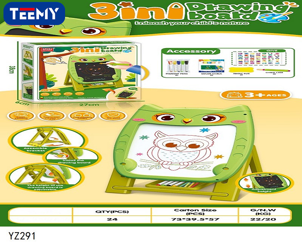 PIZARRA DIBUJAR 3 EN 1, PRECIO PUBLICADO ES AL POR MAYOR Y DEBEN SER 3 UNIDADES DEL MISMO  (YZ291) 1