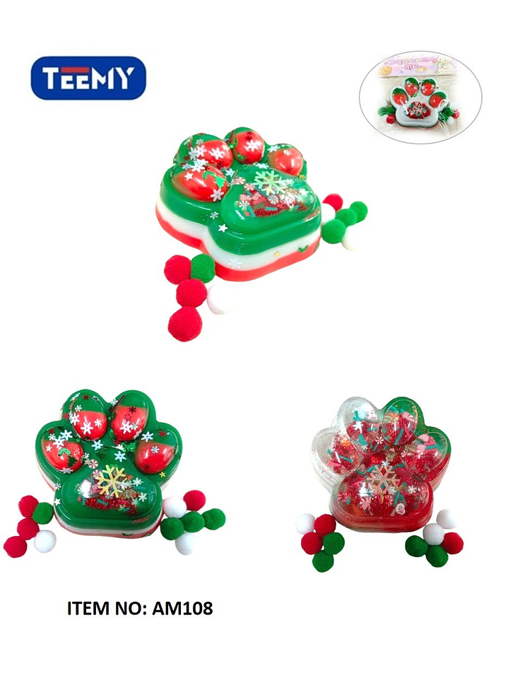 SQUISHY PATICA NAVIDAD PAQUETE 12 PIEZAS 1