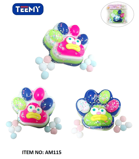SQUISHY PATICA PAQUETE 12 PIEZAS (AM115)