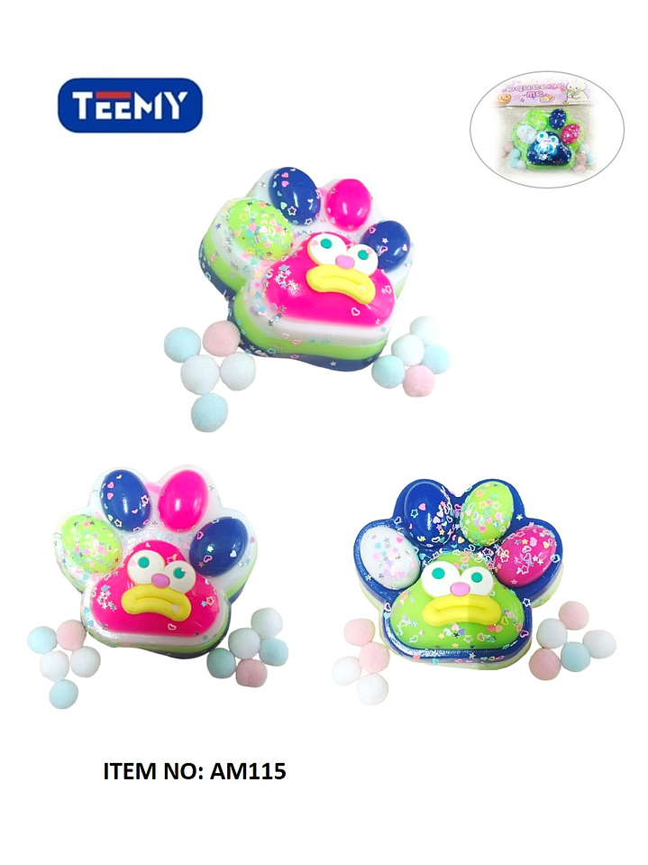 SQUISHY PATICA PAQUETE 12 PIEZAS 1