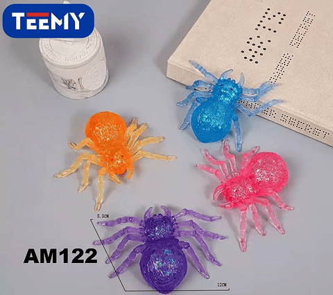 SQUISHY ARAÑA PAQUETE 12 PIEZAS (AM122)