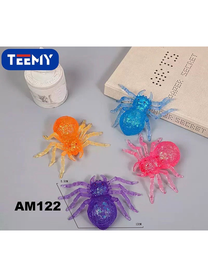 SQUISHY ARAÑA PAQUETE 12 PIEZAS 1