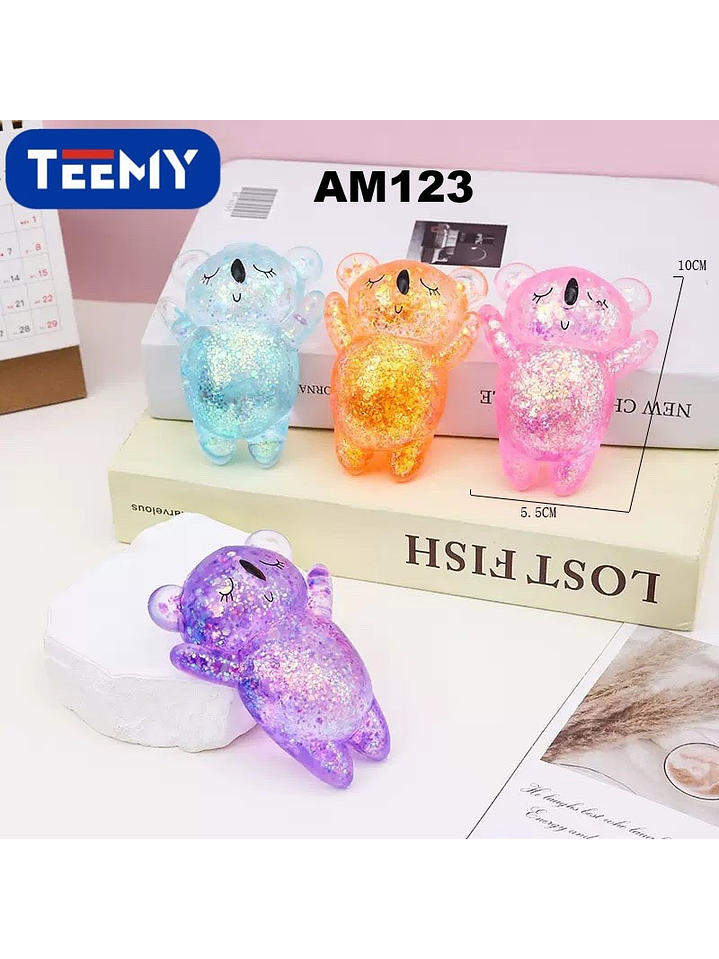 SQUISHY OSO PAQUETE 12 PIEZAS 1