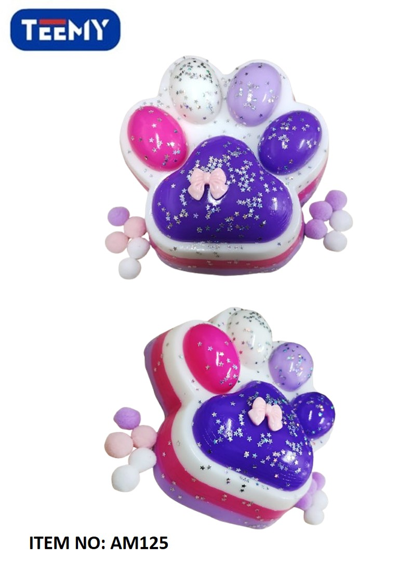 SQUISHY GRANDE 10 CM ANCHO X 14 CM ALTO, PRECIO PUBLICADO ES AL POR MAYOR Y DEBEN SER 3 UNIDADES DEL MISMO  (AM125) 1