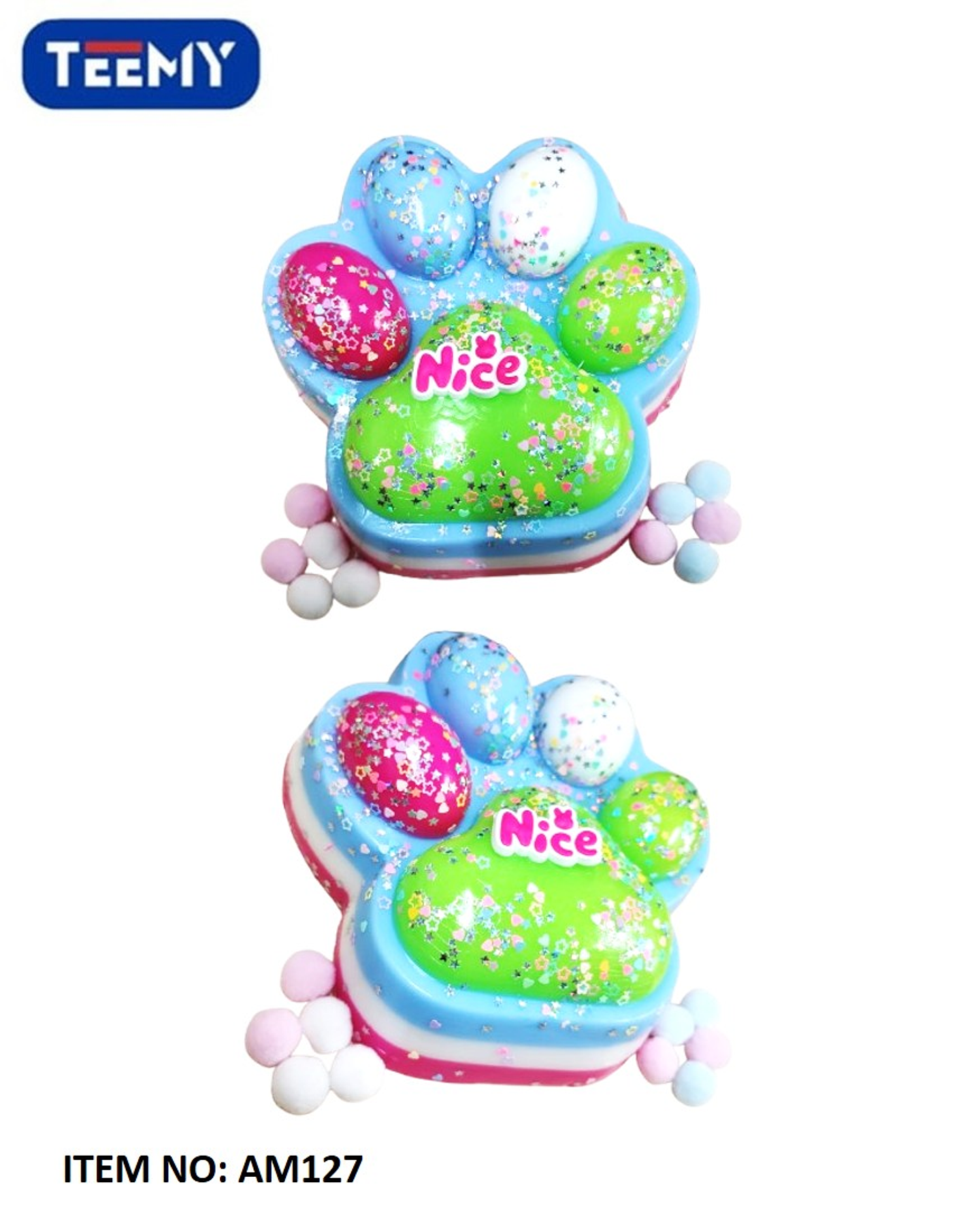 SQUISHY GRANDE 10 CM ANCHO X 14 CM ALTO, PRECIO PUBLICADO ES AL POR MAYOR Y DEBEN SER 3 UNIDADES DEL MISMO  (AM127) 1