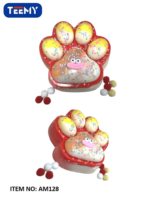 SQUISHY GRANDE 10 CM ANCHO X 14 CM ALTO, 3 DEL MISMO POR MAYOR  (AM128)