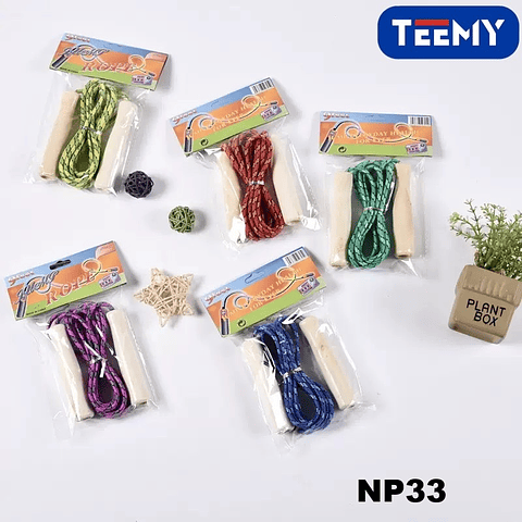 CUERDAS PARA SALTAR PAQUETE 10 PIEZAS (NP33)