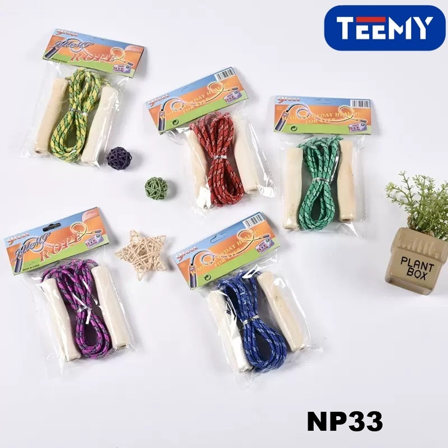 CUERDAS PARA SALTAR PAQUETE 10 PIEZAS (NP33) 1