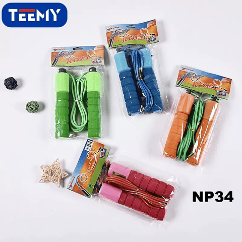 CUERDAS PARA SALTAR PAQUETE 10 PIEZAS (NP34)