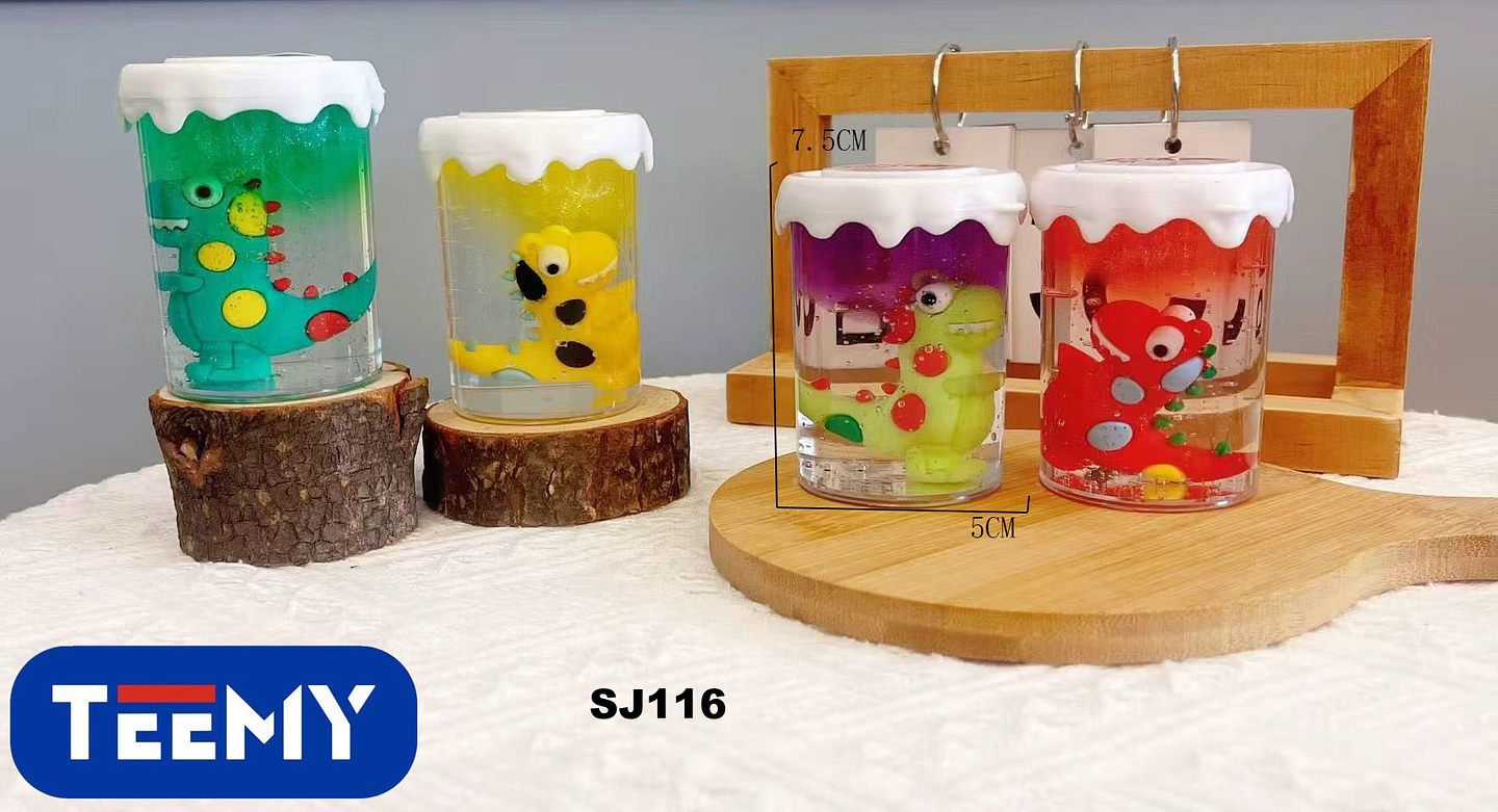 SLIME DINOSAURIOS PAQUETE 12 PIEZAS (SJ116) 1