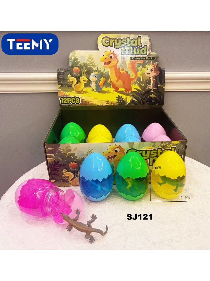 SLIME DINOSAURIOS PAQUETE 12 PIEZAS 1