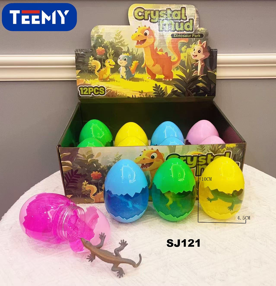 SLIME DINOSAURIOS PAQUETE 12 PIEZAS (SJ121) 1