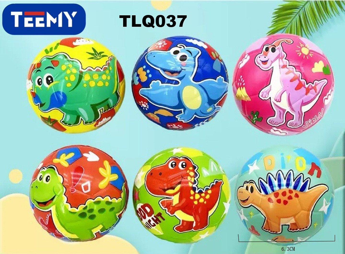 PELOTA SALTARINA PAQUETE 12 PIEZAS (TLQ037) 1