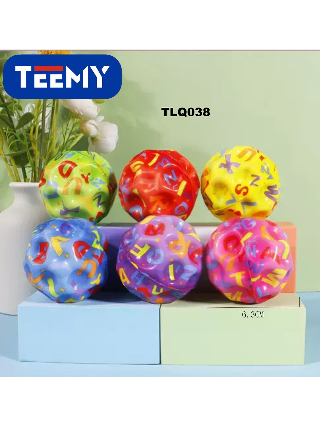 PELOTA SALTARINA PAQUETE 12 PIEZAS 1