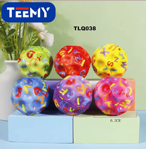 PELOTA SALTARINA PAQUETE 12 PIEZAS (TLQ038)