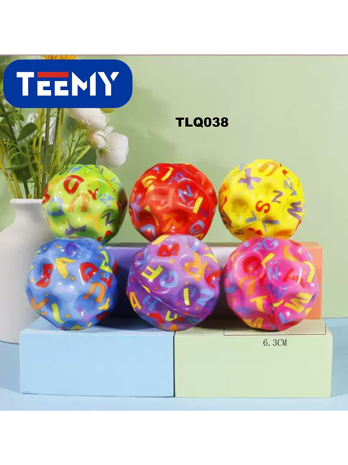 PELOTA SALTARINA PAQUETE 12 PIEZAS 1