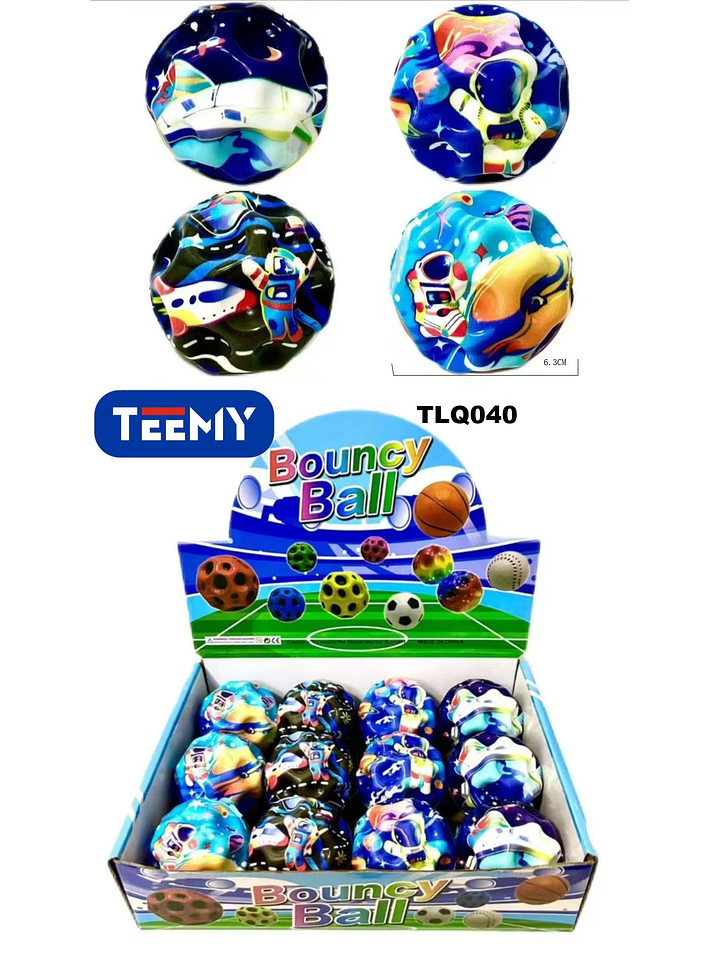 PELOTA SALTARINA PAQUETE 12 PIEZAS 1